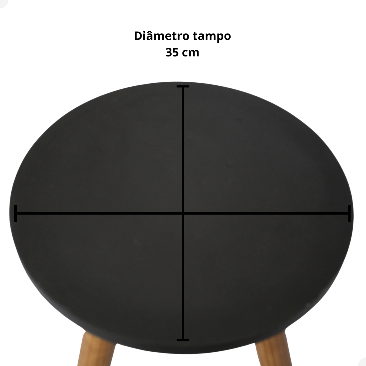 Mesinha de Canto Individual Pé Palito Mesa Apoio de Sofa Cama Decoração