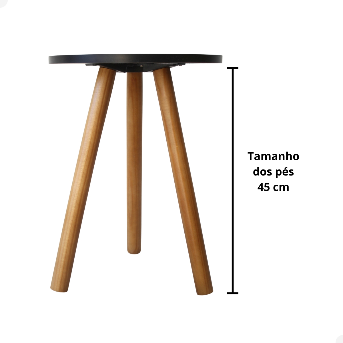 Mesinha de Canto Individual Pé Palito Mesa Apoio de Sofa Cama Decoração