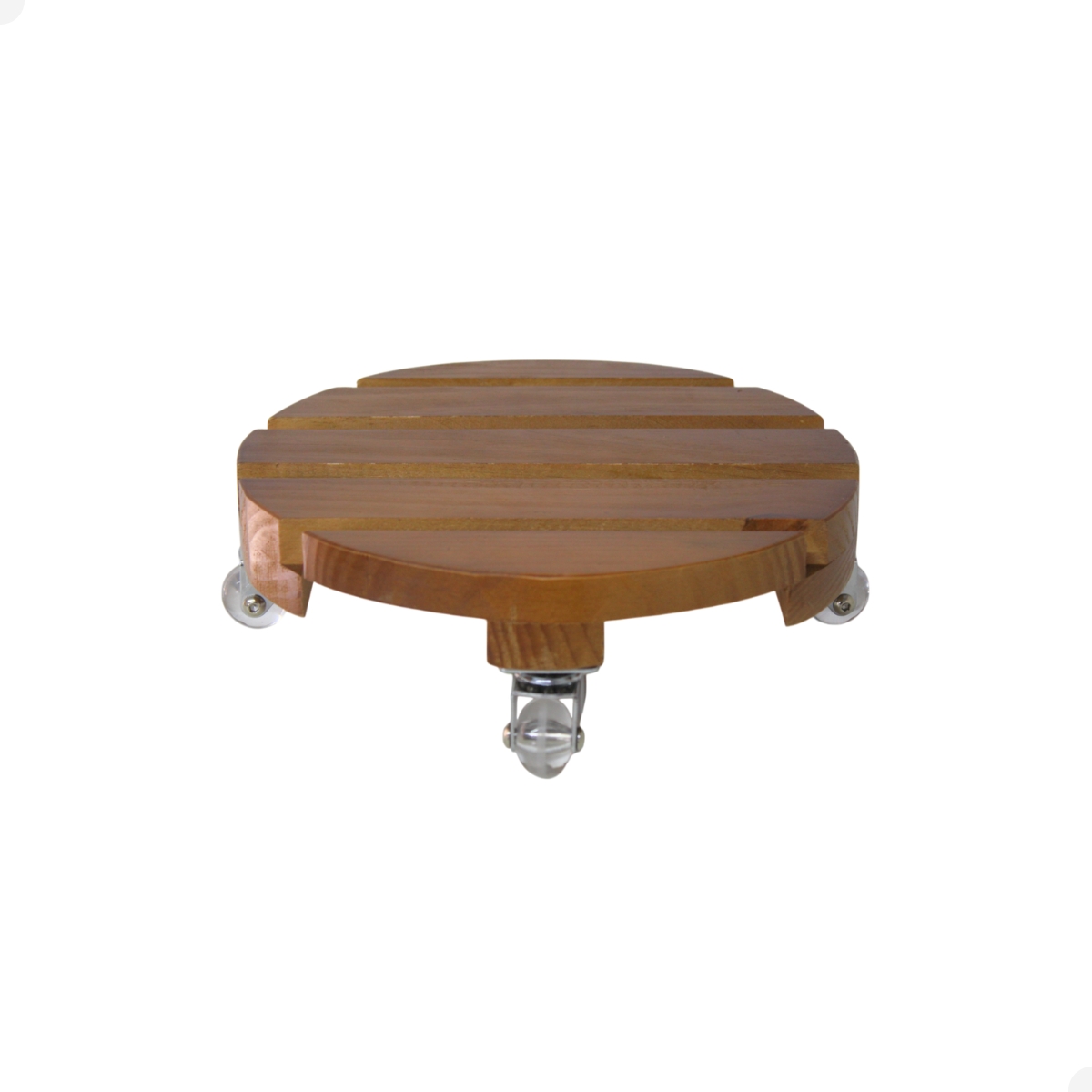 Suporte Para Botijão Vasos Decoração Madeira Moderno Com Rodinha