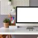 Suporte Para Celular Mesa Retro de Madeira Home Office