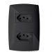 Cj Tomada Dupla 10A 4X2 - Blux Home Grafite