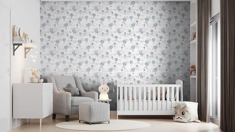 Papel de Parede Infantil SONHOS - 4246 Balões