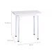 Conjunto de Mesa de Cozinha Dobrável com 4 Lugares Asti Branco