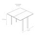 Conjunto de Mesa de Cozinha Dobrável com 4 Lugares Asti Branco e Narita