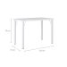 Conjunto de Mesa de Cozinha com 4 Lugares Roma Branco