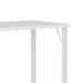 Conjunto de Mesa de Cozinha com 4 Lugares Roma Branco
