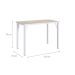 Conjunto de Mesa de Cozinha com 4 Lugares Roma Branco e Amarelo