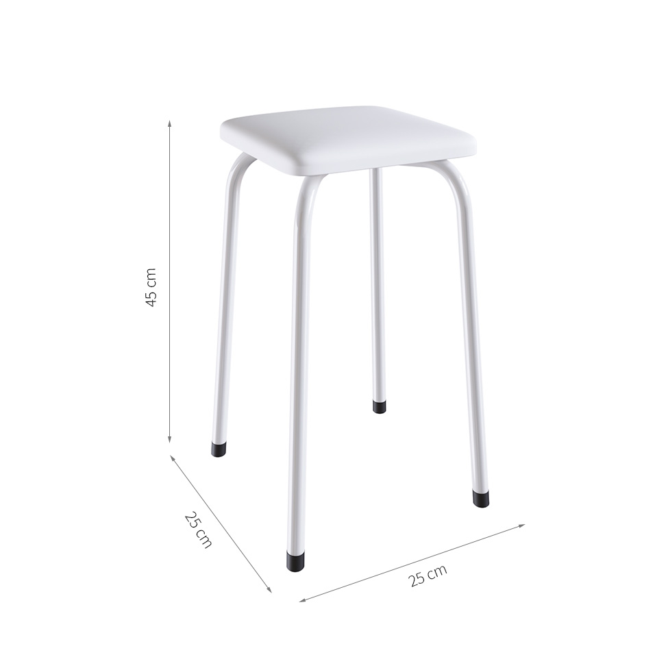 Conjunto de Mesa de Cozinha com 4 Lugares Verona Branco