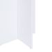 Conjunto de Mesa de Cozinha com 4 Lugares Verona I Branco e Preto