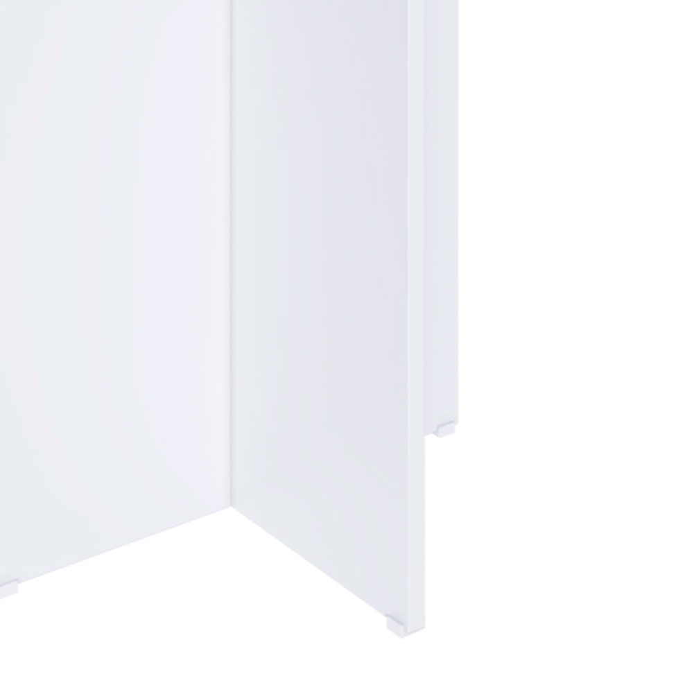 Conjunto de Mesa de Cozinha com 4 Lugares Verona I Branco e Preto