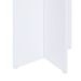 Conjunto de Mesa de Cozinha com 4 Lugares Verona II Branco e Preto