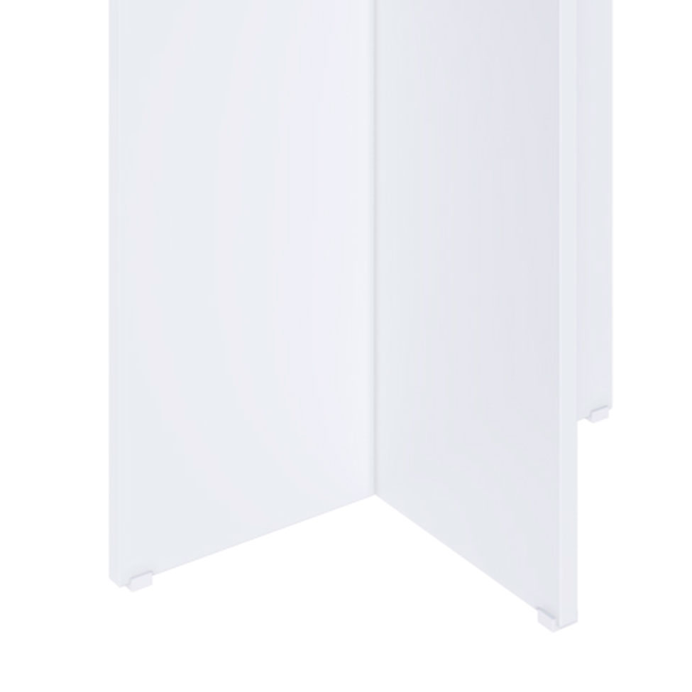 Conjunto de Mesa de Cozinha com 4 Lugares Verona II Branco e Preto