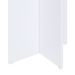 Conjunto de Mesa de Cozinha com 4 Lugares Verona III Branco e Preto