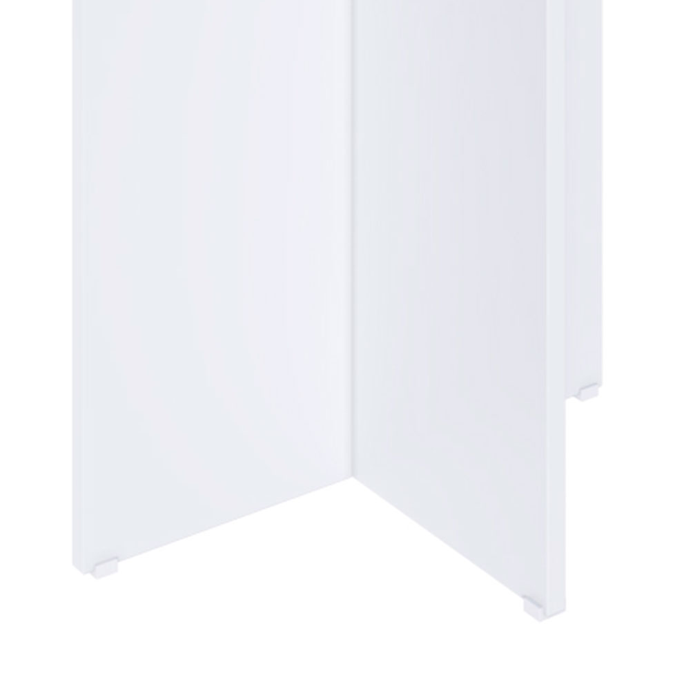 Conjunto de Mesa de Cozinha com 4 Lugares Verona III Branco e Preto