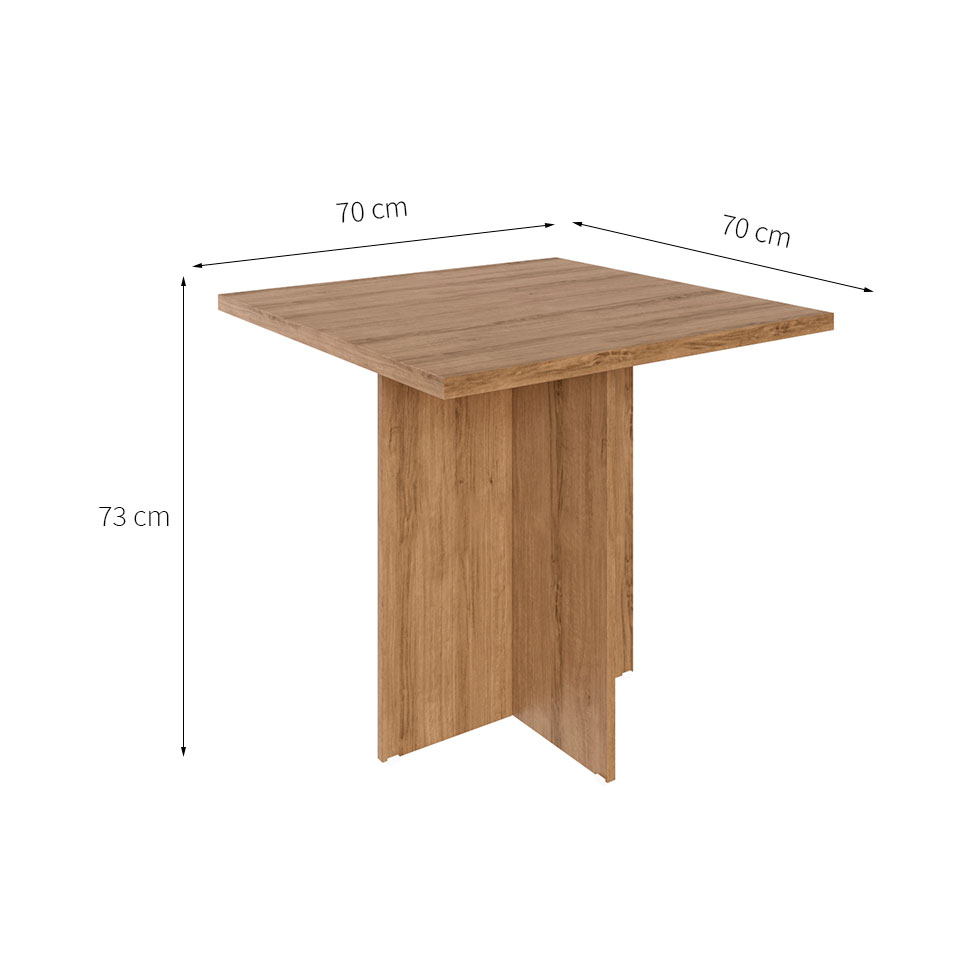 Conjunto de Mesa de Cozinha com 4 Lugares Verona Madeira
