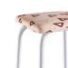 Conjunto de Mesa de Cozinha com 4 Lugares Verona Madeira e Bege