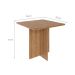 Conjunto de Mesa de Cozinha com 4 Lugares Verona Madeira e Preto