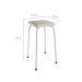 Conjunto de Mesa de Cozinha com 4 Lugares Verona Tecido Madeira e Off White