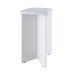 Conjunto de Mesa de Jantar com 4 Bancos Estofados Verona Branco
