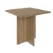 Conjunto de Mesa de Jantar com 4 Bancos Estofados Verona Napa Madeirado e Bege