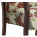 Kit 02 Poltronas Elise 010 Em MDF Tabaco Estampa 4749B Bona Vita