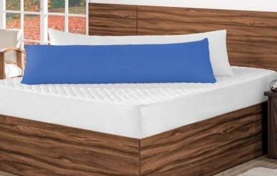 Fronha Chuchão Com Zíper 01 Peça Azul - Bordados Ricardo