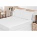 Lençol Avulso Peça Casal King C/ Elástico Percal Branco - Bordados Ricardos