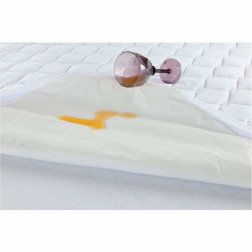 Protetor P/  Colchão Casal Padrão Impermeável Branco - Bordados Ricardo