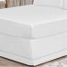 Saia P/ Cama Box Casal King 01 Peça Branco - Bordados Ricardo