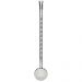 Bomba para Tomar Chimarrão Mate Inox Mil Furos 24cm Bortonaggio Chima Bojo Rosca Escovinha