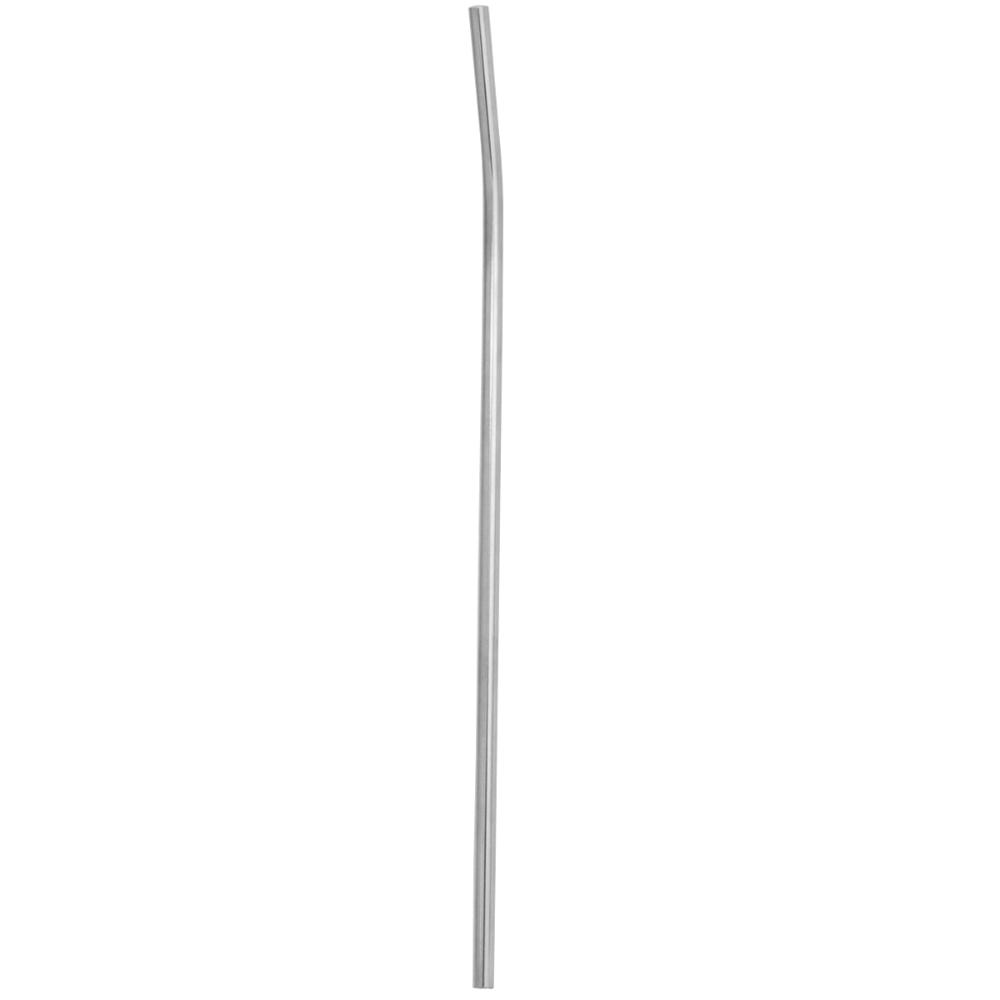 Canudo De Aço Inox Reutilizável Sustentável Curvado 5mm 19cm