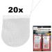 Kit 20 Unidades Filtros para Bomba de Chimarrão Nylon com Co
