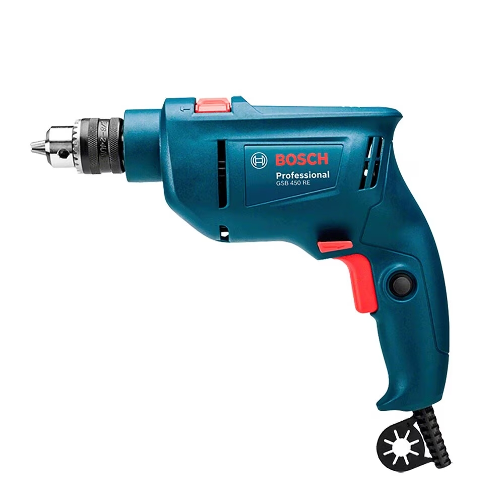 Furadeira de Impacto Bosch 450W GSB450 RE com Acessórios - 220 Volts