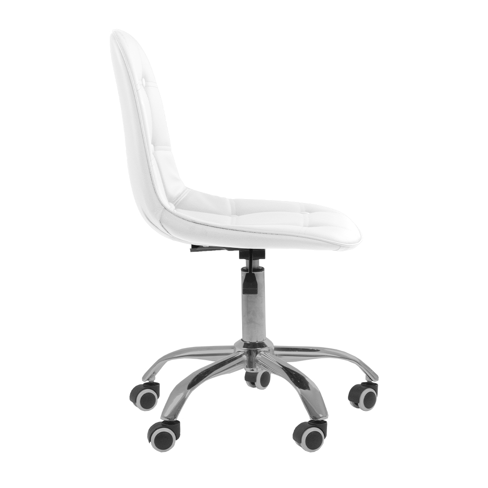 Cadeira Office Eiffel Botonˆ Ajust vel Base Girat¢ria - Branco