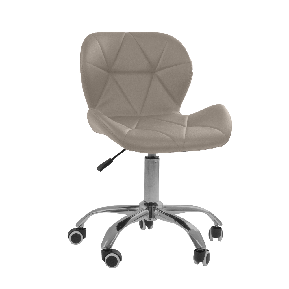 Cadeira Office Eiffel Slim Ajust vel Base Girat¢ria - Bege