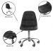 Kit 02 Cadeiras Office Eiffel Botonˆ Ajust vel Base Girat¢ria cor:preto