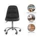 Kit 02 Cadeiras Office Eiffel Botonˆ Ajust vel Base Girat¢ria cor:preto