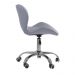 Kit 02 Cadeiras Office Eiffel Slim Ajust vel Base Girat¢ria cor:cinza
