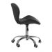 Kit 02 Cadeiras Office Eiffel Slim Ajust vel Base Girat¢ria cor:preto