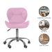 Kit 02 Cadeiras Office Eiffel Slim Ajustável Base Giratória
