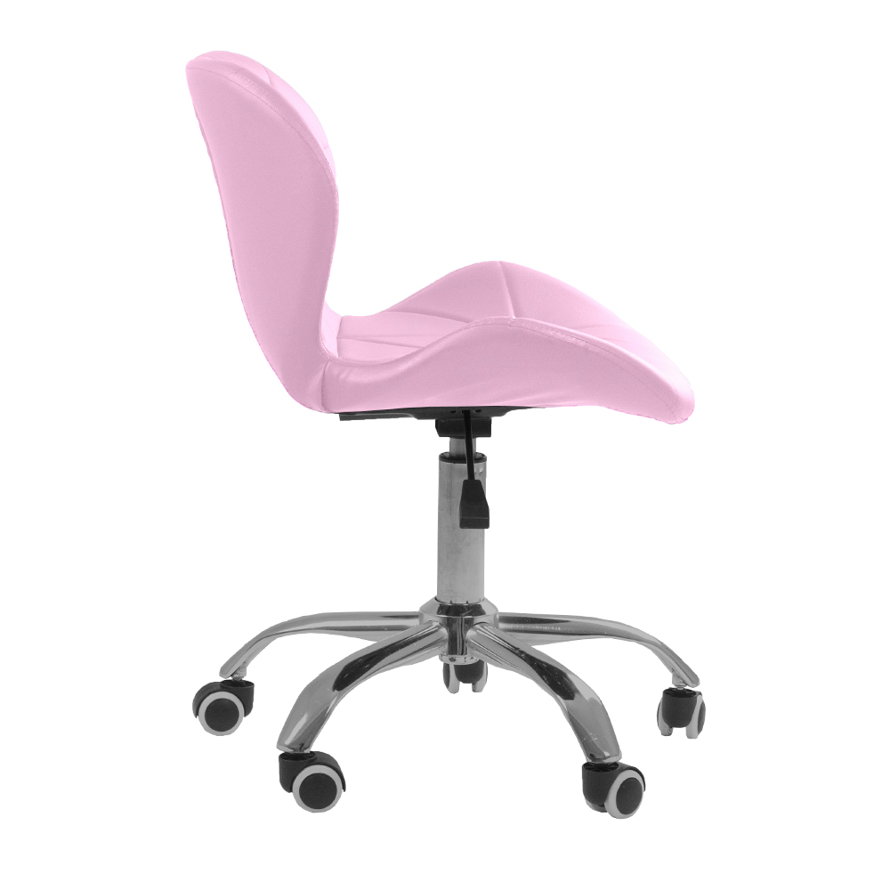 Kit 02 Cadeiras Office Eiffel Slim Ajustável Base Giratória