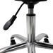 Kit 2 Cadeiras Office Base Cromada Com Rodizio Girat¢ria Saarinen Branco