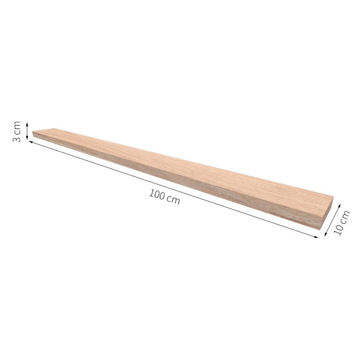 [OUTLET] Prateleira Ardo Carvalho Mel 100 cm