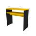 Aparador Natus40 Preto e Amarelo