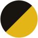 Aparador Natus40 Preto e Amarelo