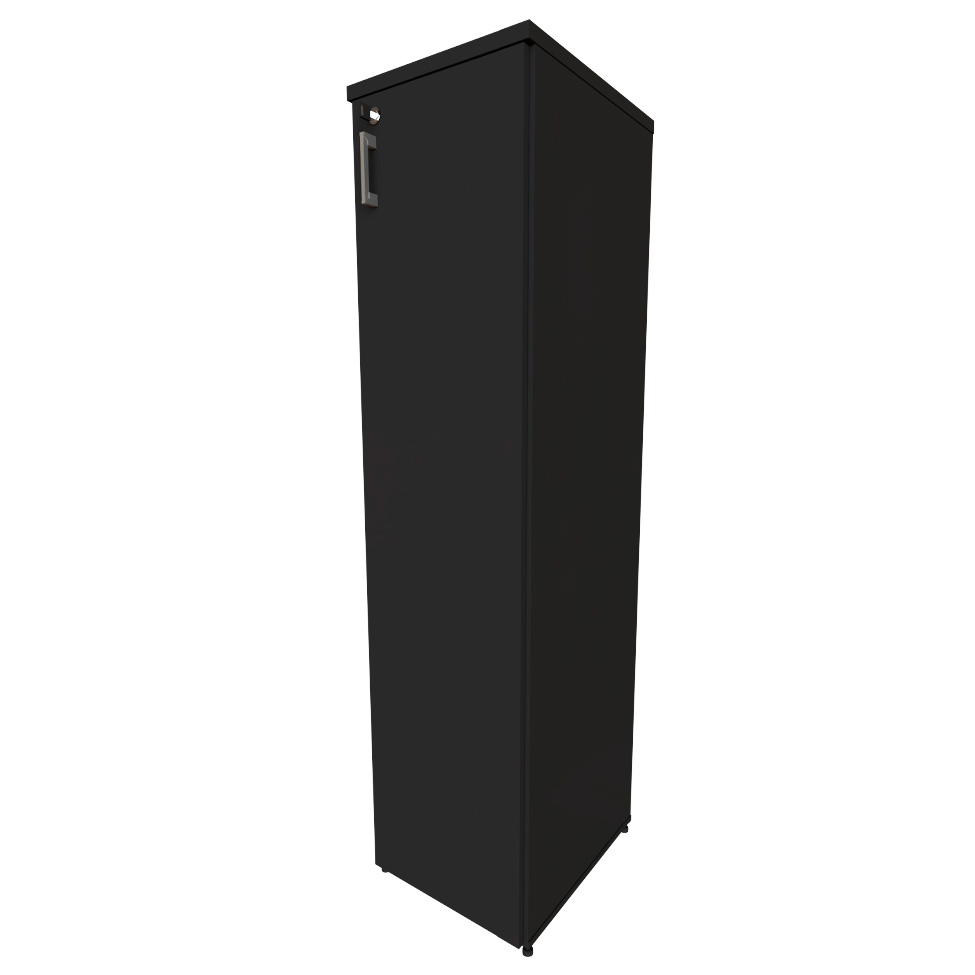 Armário de Escritório Corp 1 PT Preto 160 cm