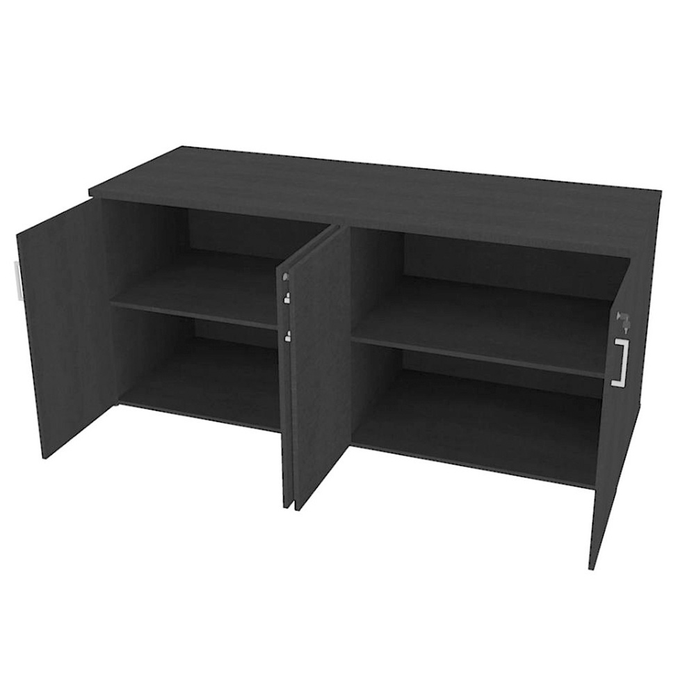 Armário de Escritório Corp 4 PT Preto