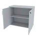 Armário de Escritório KitCubos 2 PT Cinza Cristal 75 cm