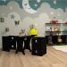 Banco Infantil KitCubos Preto