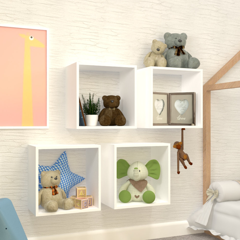 Nicho Quadrado Cubo I Branco